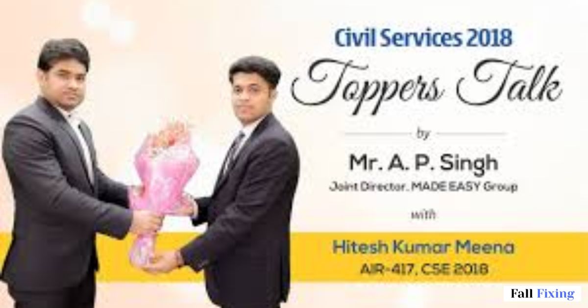 IAS Hitesh Meena Rank in UPSC: AIR 417 Journey & Biography IAS Hitesh Meena Rank
